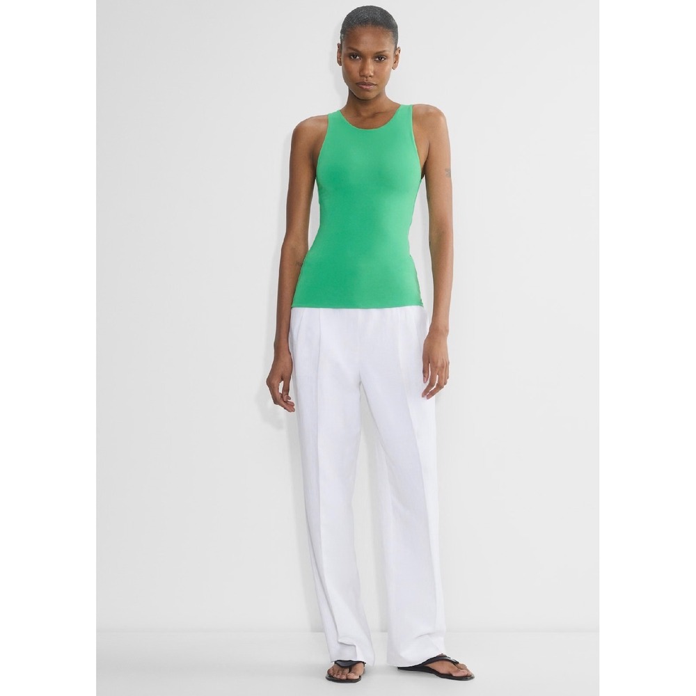 Aritzia Babaton Contour High-Neck Tank Top Kelly Green Size S
